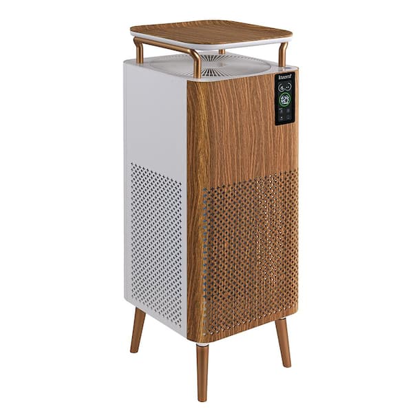 Edendirect 900 sq. ft. HEPA - True Personal Air Purifier in Brown, with Smart Wi-Fi Control, 24Hr Timer, No Ozone Generation