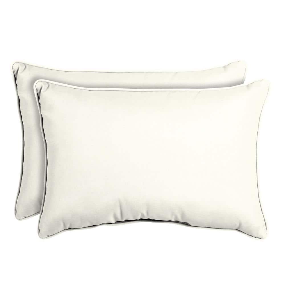 White outdoor throw pillows Clearance