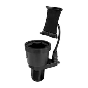 Tough and Thirsty Big Mouth Cupholder Mount with Universal Phone, GPS and Tablet Grip
