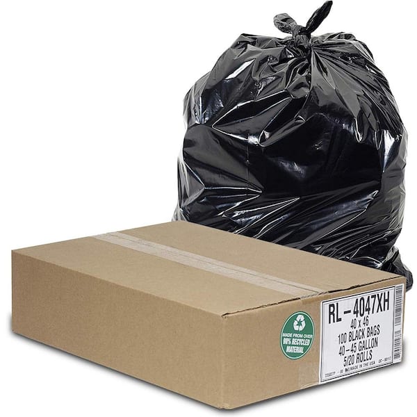 ToughBag 40-45 Gallon Trash Bags, 40 x 48 Black Garbage Bags (250 COUNT) –  Outdoor Industrial Garbage Can Liner for Commercial, Janitorial, Lawn,  Leaf, and Contractors - Made In USA - Yahoo Shopping