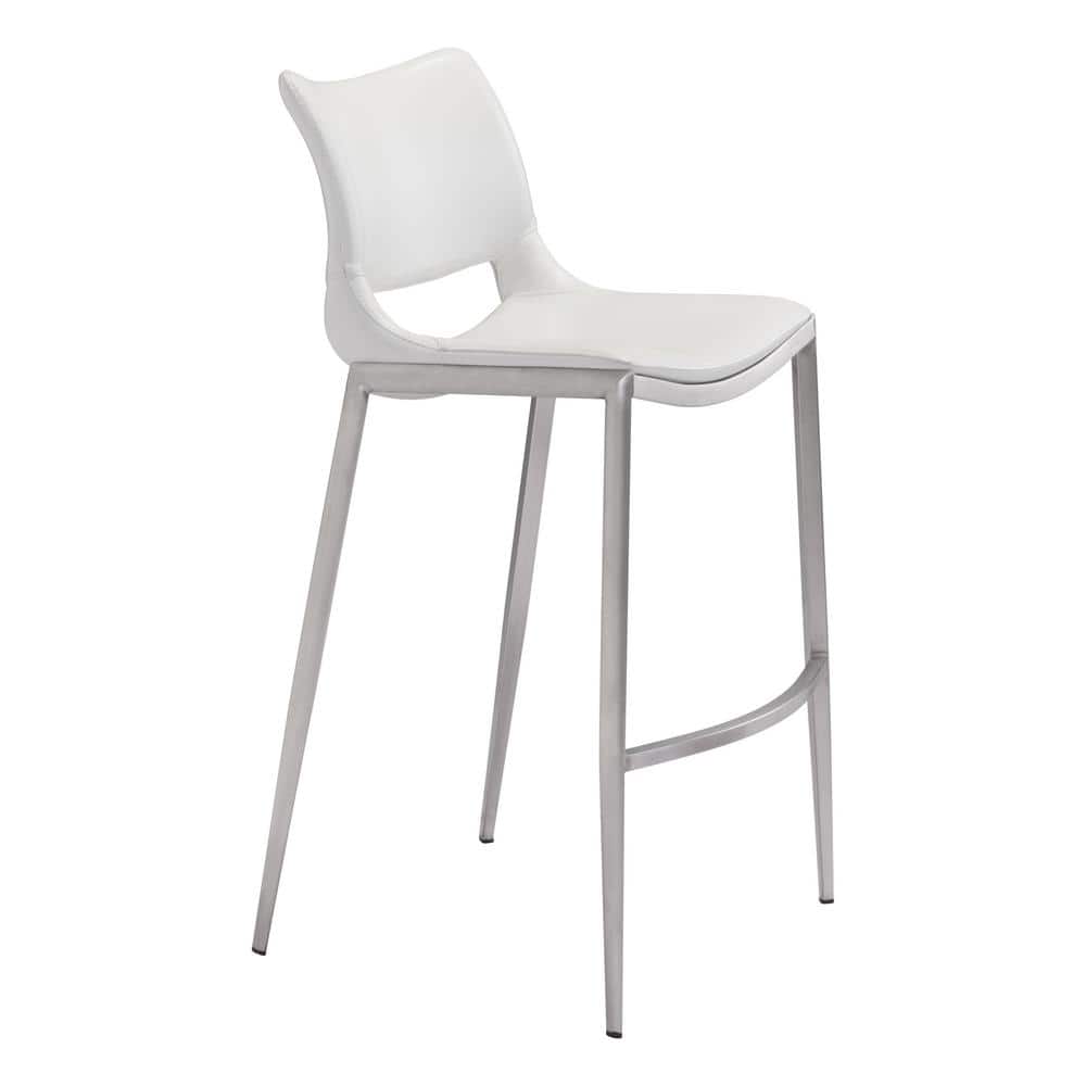 Ace 40.9 in. White Bar Chair (Set of 2) price history on PriceWatchPro