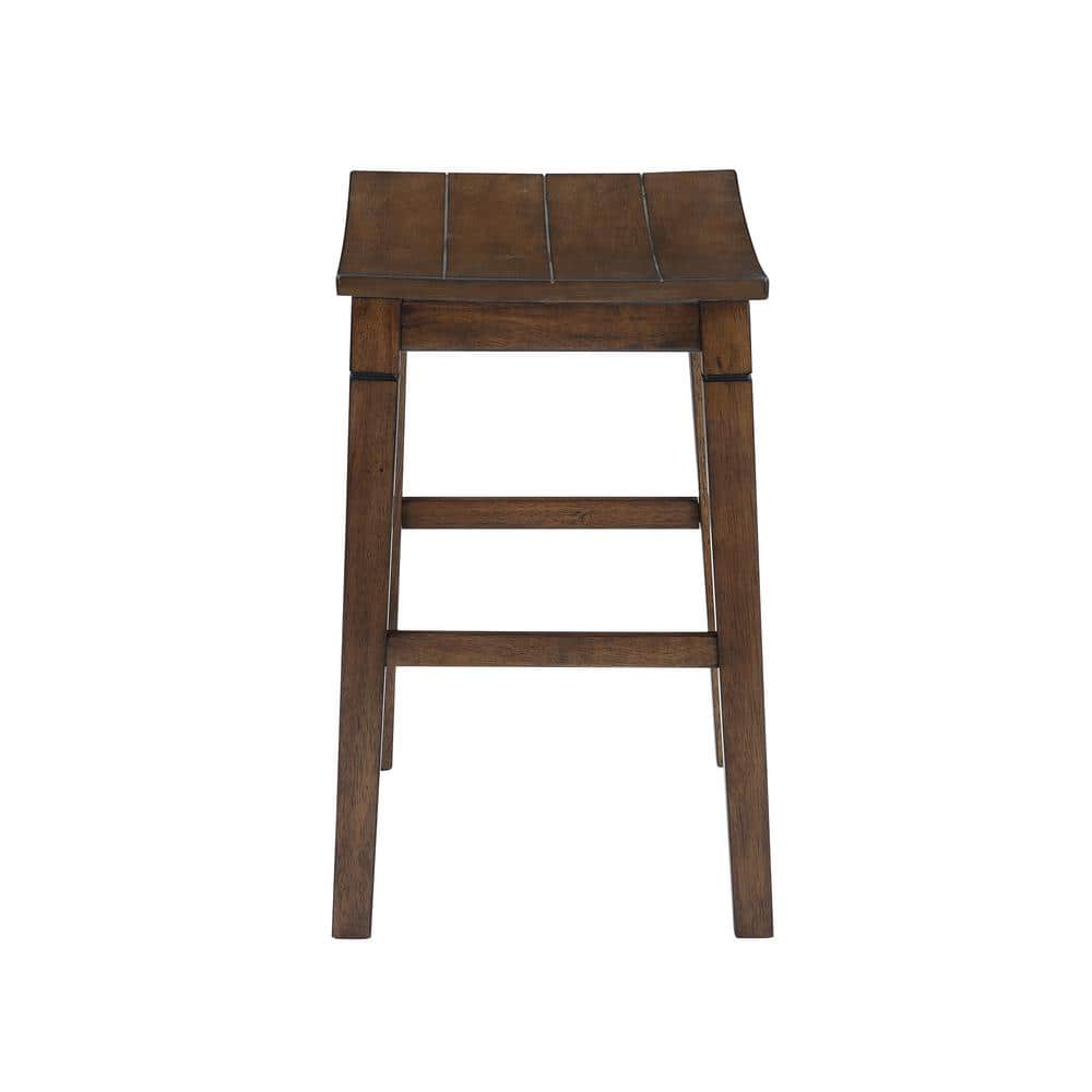 Westlake Brown Wood 5-Piece Counter Height Dining Set