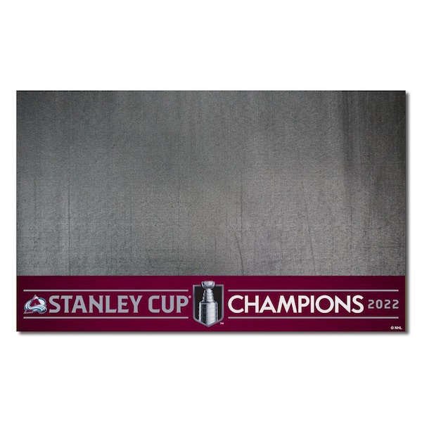 FANMATS Colorado Avalanche 2022 Stanley Cup Championship 42 in. Grill Mat