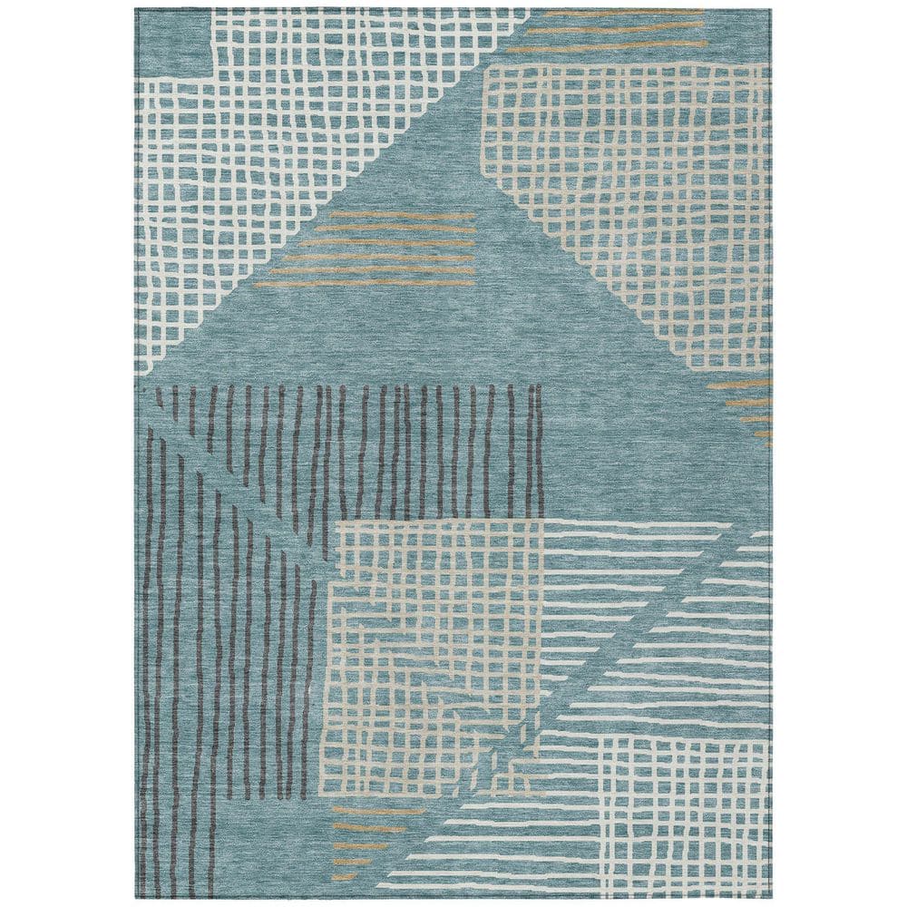 Addison Rugs Chantille Machine Washable Indoor/Outdoor Abstract ACN2270 ...