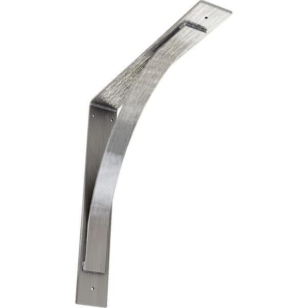 Ekena Millwork 3 in. W x 20 in. H x 20 in. D Unfinished Morris Steel Bracket