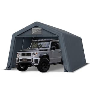 13 ft. x 22 ft. x 9.6 ft. Heavy-Duty Portable Garage with Galvanized Frame