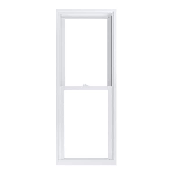 American Craftsman 23.75 in. x 61.25 in. 70 Pro Series Low-E Argon Glass Double Hung White Vinyl Replacement Window, Screen Incl