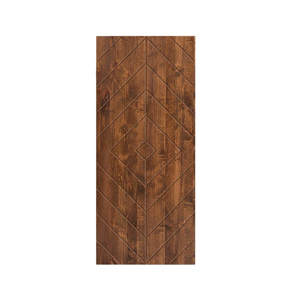 30 in. x 96 in. Hollow Core Walnut-Stained Pine Wood Interior Door Slab price history on PriceWatchPro