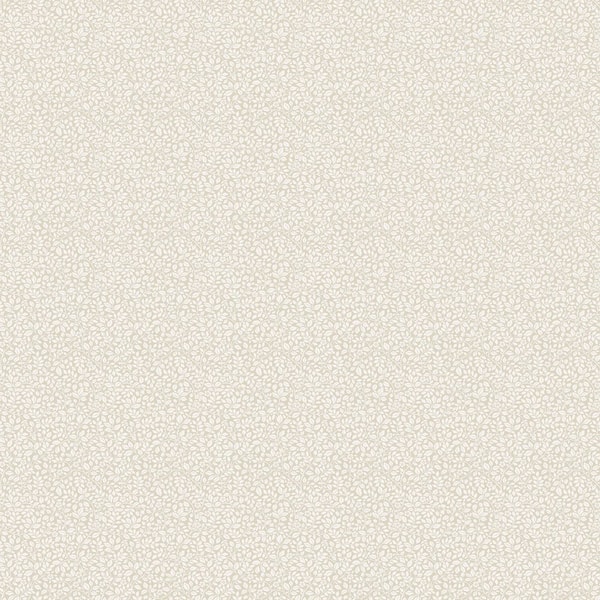 Miniatures 3 Collection Beige/Red Full Mini Floral Trail Matte Finish Vinyl on Non-woven Non-pasted Wallpaper Sample