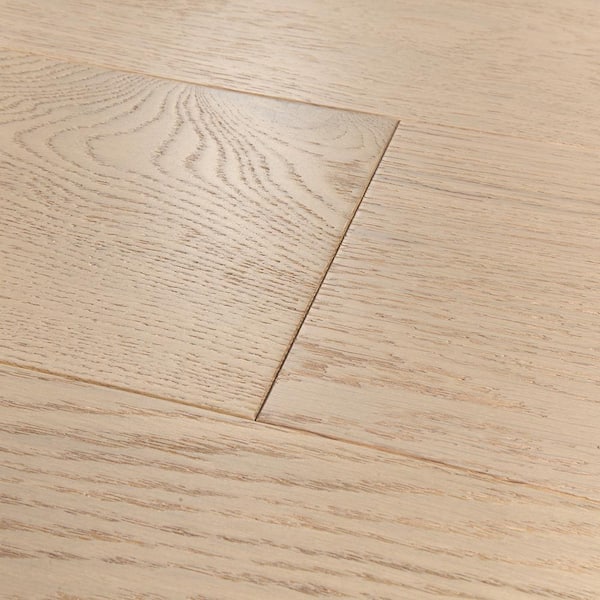 Mohawk Jupiter Moon Beachwood Oak 0.5 in. T x 7 in. W Wirebrushed Engineered Hardwood Flooring (35.05 sq. ft./case)