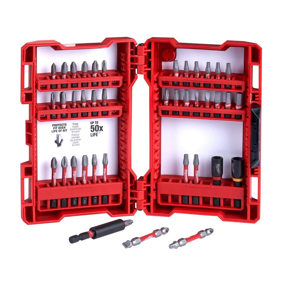 40pc Power Tool Drill & Driver Bits Set with Case 