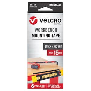 1/2 in. Workbench Mounting Tape W 18 in. of Closure (36 in. of Tape) 6/24 Black