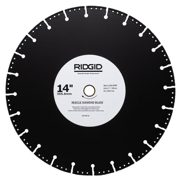 RIDGID 14 in. Rescue Diamond Blade
