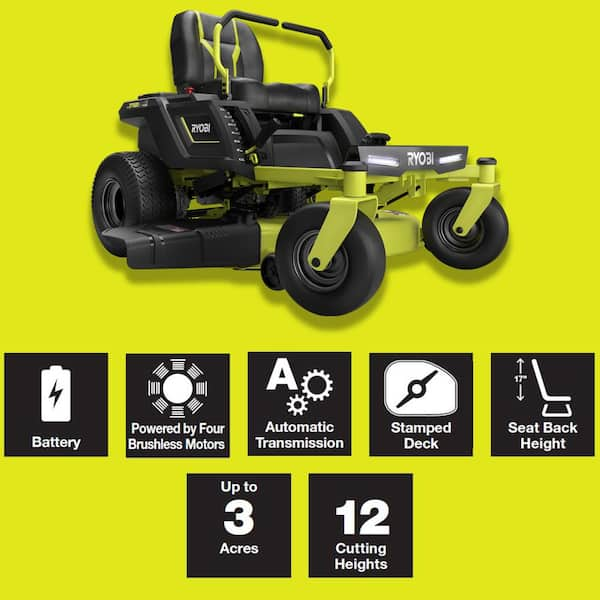 Ryobi ry48ztr100 zero turn deals lawn mower