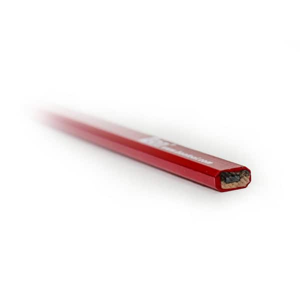 Marking Tool,175mm Octagonal Red Hard Black Lead Carpenter Pencil Woodworking Marking Tool 72Pcs//Pack