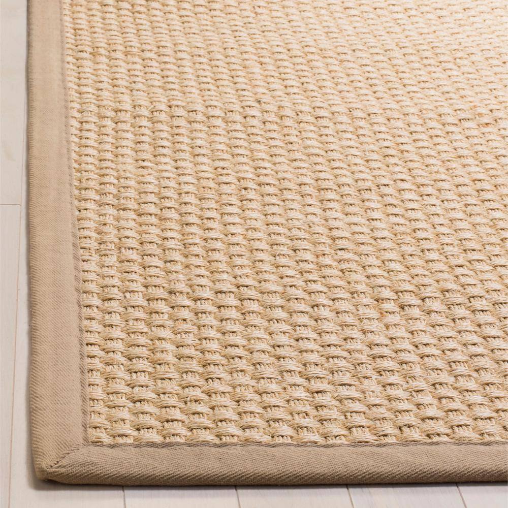 Natural Beige Sisal Non-slip Runner Rug 2' 6" x 6'