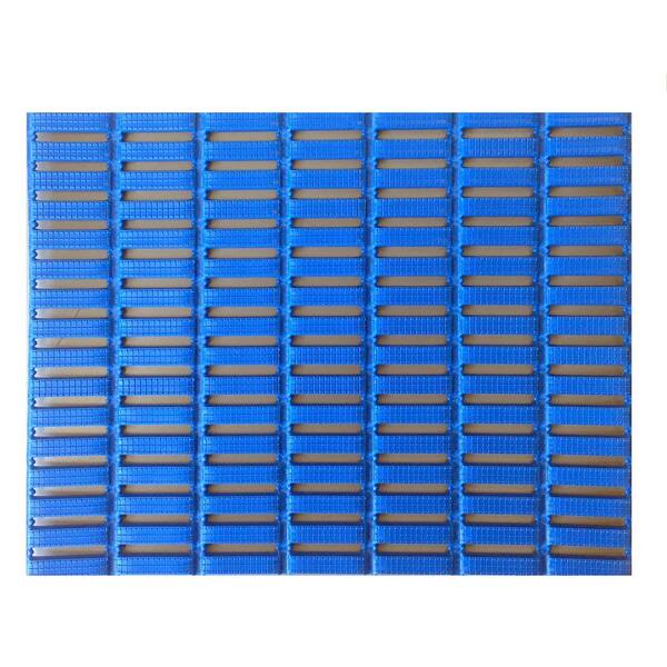 Unbranded Blue 3 ft. x 33 ft. PVC Open Grid Safety and Comfort Mat