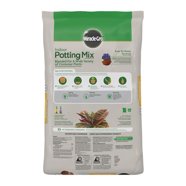 Miracle-Gro 16 qt. Moisture Control Potting Mix for Outdoor and Indoor  Plants 75586300 - The Home Depot