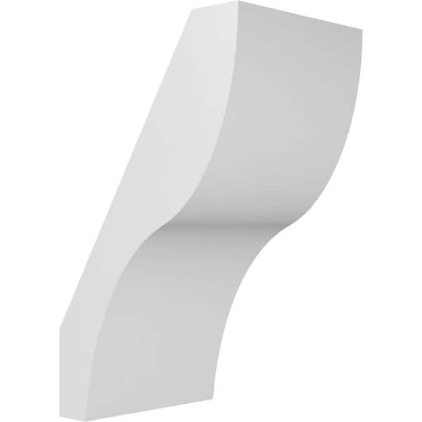 Ekena Millwork Geneva 5 in. W x 10 in. H x 6 in. D Polyurethane Knee Brace