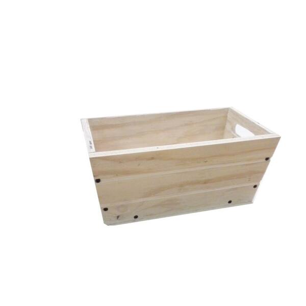 Unbranded 16 in. Patio Wood Planter in White