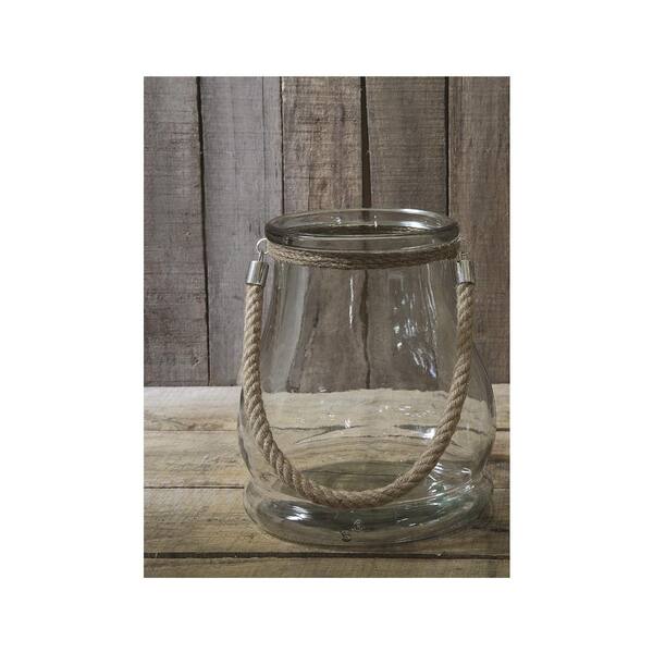 3R Studios Riverside Clear Glass Candle Holder