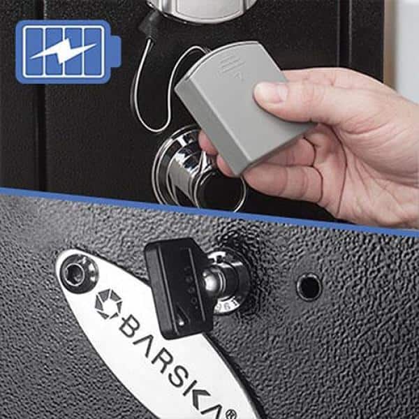 Black Steel Biometric Fingerprint Rifle Safe with Silent Mode