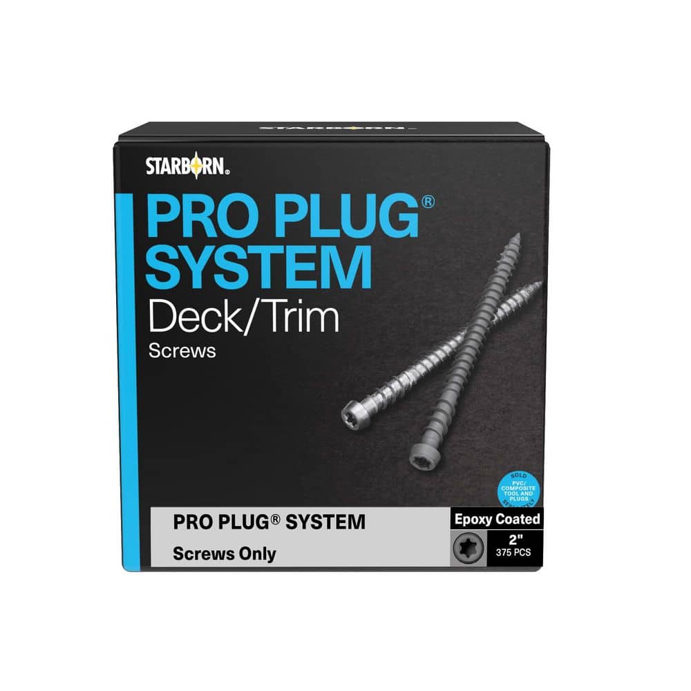 10 x 2 in. Star Trim Head Epoxy Coated Steel Composite Deck Screws (375-Pieces) price history on PriceWatchPro