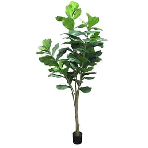 7ft Artificial Fiddle Leaf Fig Tree in Pot