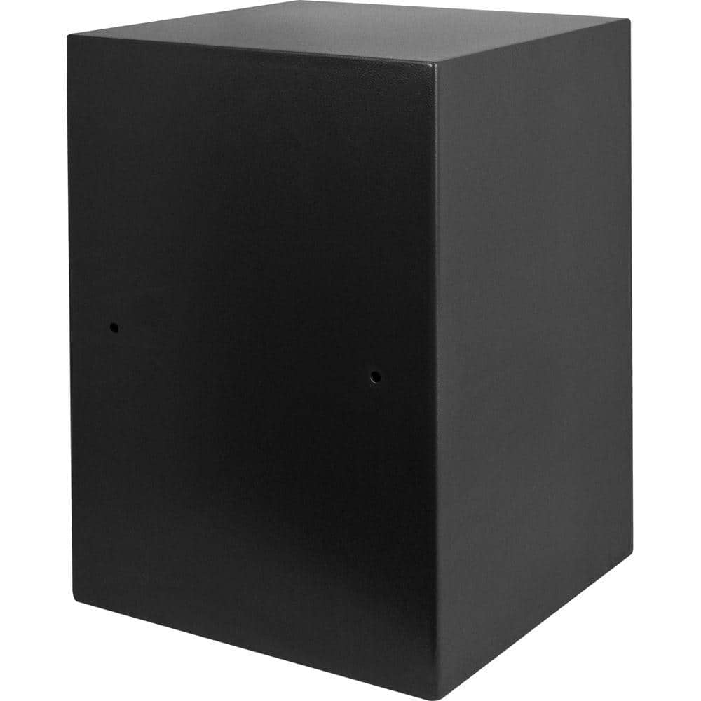 Black Steel Biometric Fingerprint Safe with Mounting Hardware