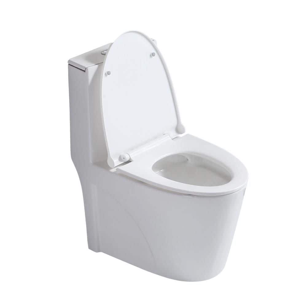 Boosicavelly 26 in. 1-Piece 1.1/1.6 GPF Dual Flush Elongated