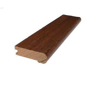 Arabica 0.75 in. Thick x 2.78 in. Wide x 78 in. Length Flat Gloss Hardwood Stair Nose