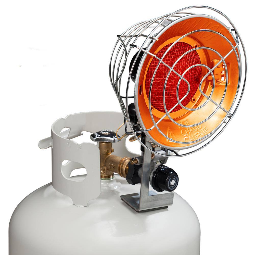 thumbnail interactive-video image 1 of 15,000 BTU Infrared Propane Tank Top Heater - Single Burner, Model FBDTP15 1 of 2