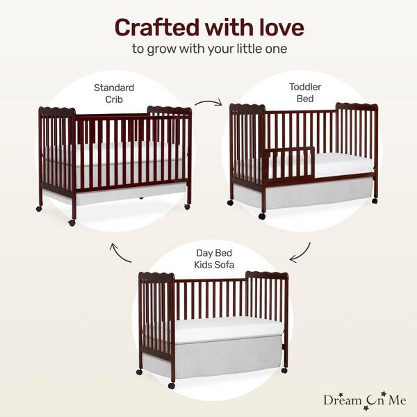 Dream on me classic 3 in 1 convertible crib best sale