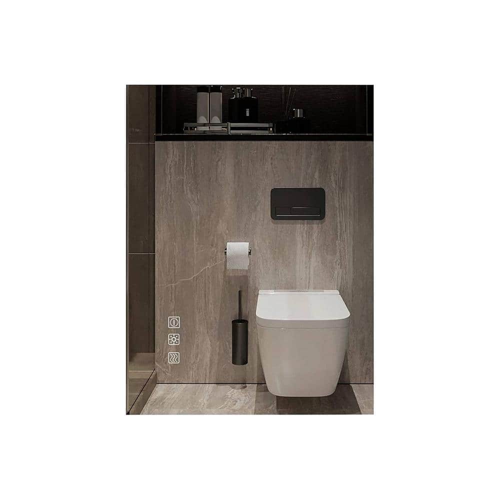 24 in. W x 32 in. H Rectangular Aluminum Framed LED Wall Mount Anti-Fog Dim