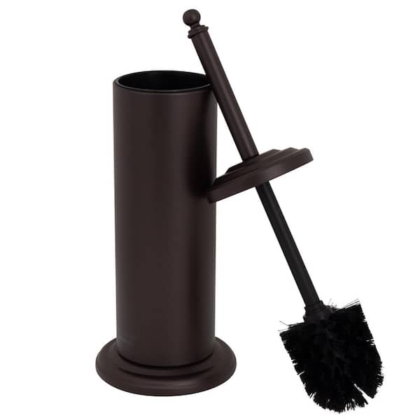 Bath Bliss Toilet Brush Holder Rust with Round Tip