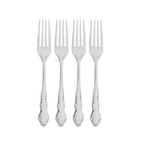 Dover One Silver 18/10-Stainless Steel Dinner Fork Set (Set of 4)