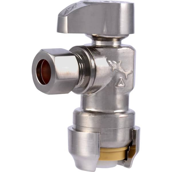 Stainless Steel Drain Valve Water Tap 1/2" brushed 