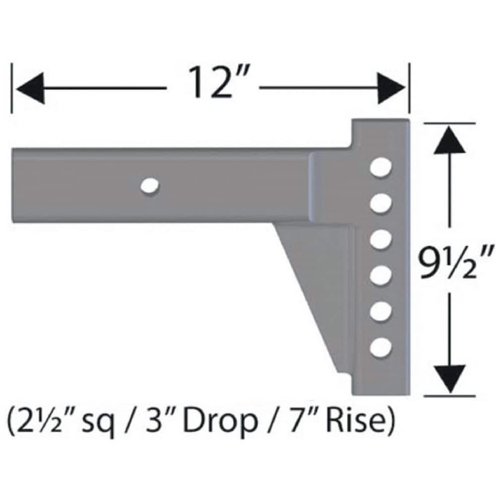 2 1/2 Shank in Different Rise and Drops, Equal-i-zer® Hitch, Sway  Control & Weight Distribution Hitch