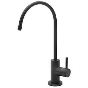 Modern Water Filter Faucet - Stainless Steel Matte Black Faucet - 100% Lead-Free Drinking Water Faucet