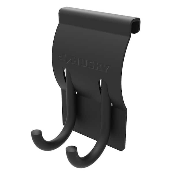 Husky 50 lbs. Heavy-Duty Wall-Mounted Double S-Hook with Mounting Hardware  815300 - The Home Depot