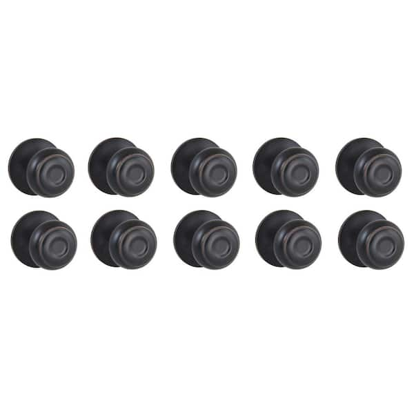 Defiant Hartford Aged Bronze Hall/Closet Door Knob (10-Pack) TGX730BDF ...