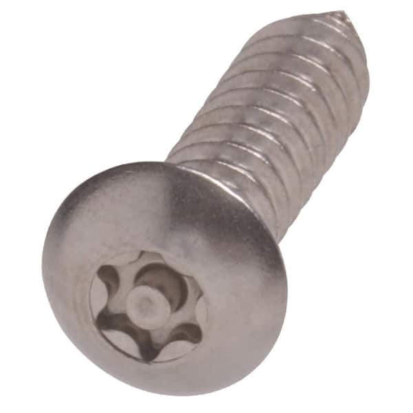 #8 1/2 in. Star Button-Head Sheet Metal Screws (10-Pack)