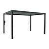 Backyard Discovery Sarasota 14 ft. x 10 ft. Black Powder Coated Steel Louvered Pergola with Integrated Drainage and Gutter Guards 2305052COM