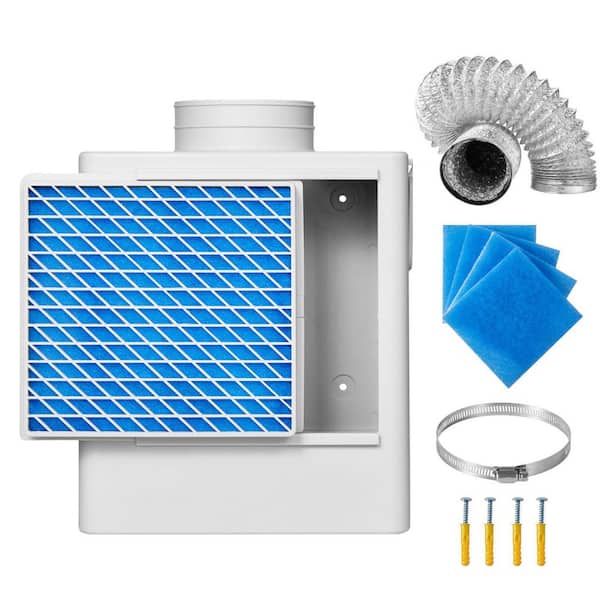 3-in-1 Indoor Dryer Vent Kit, Fits 4 in. Exhaust, Premium ABS, Overheating Reminder, 4 Replacement Pads 2025 Update