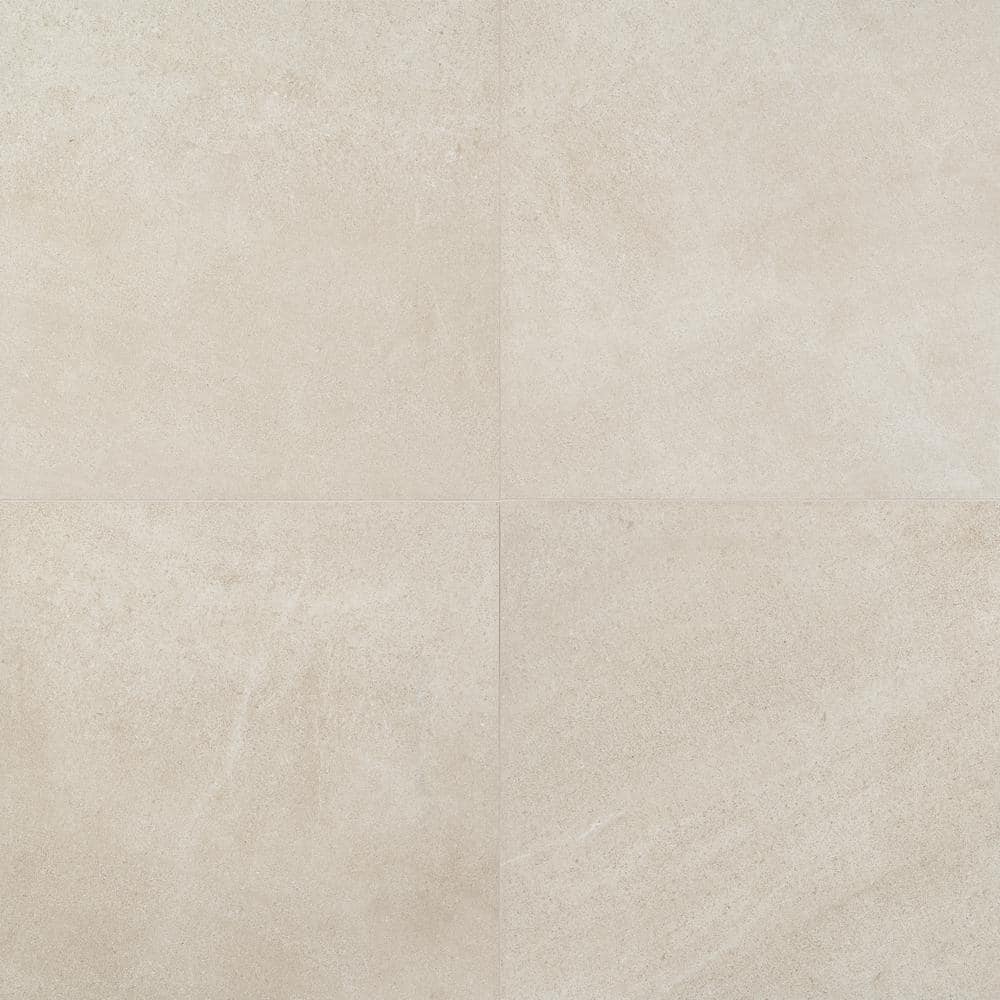 Large Format Beige Porcelain Stone Look Wall & Floor Tile