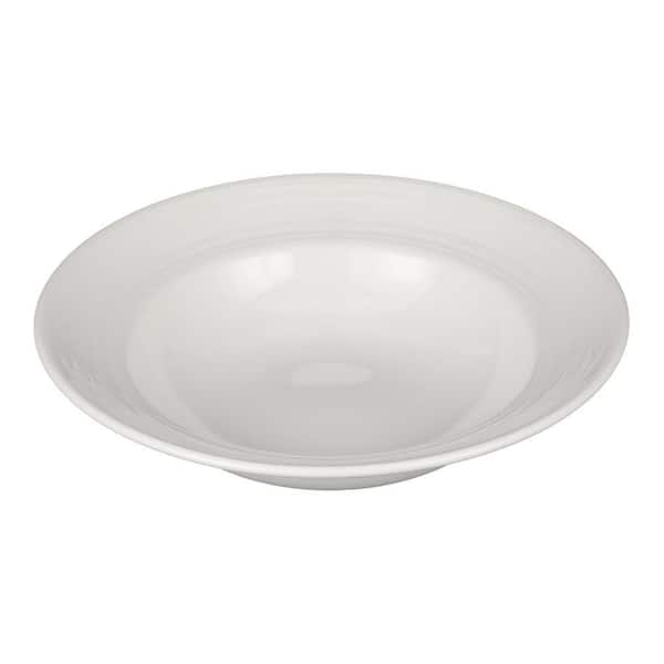 Sant Andrea Porcelain 50 oz. Bright White Botticelli Pasta Bowl (Set of 12)