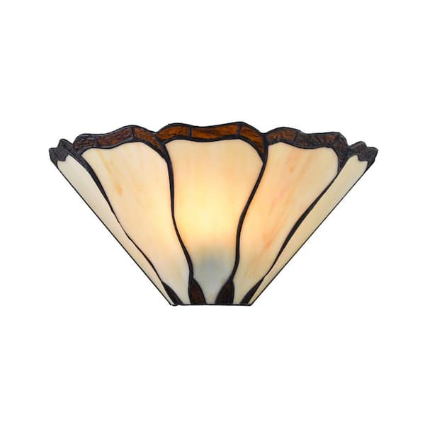 CLAXY 9.5 in. 1 Light Rustic Bronze Modern Wall Sconce with Standard Shade