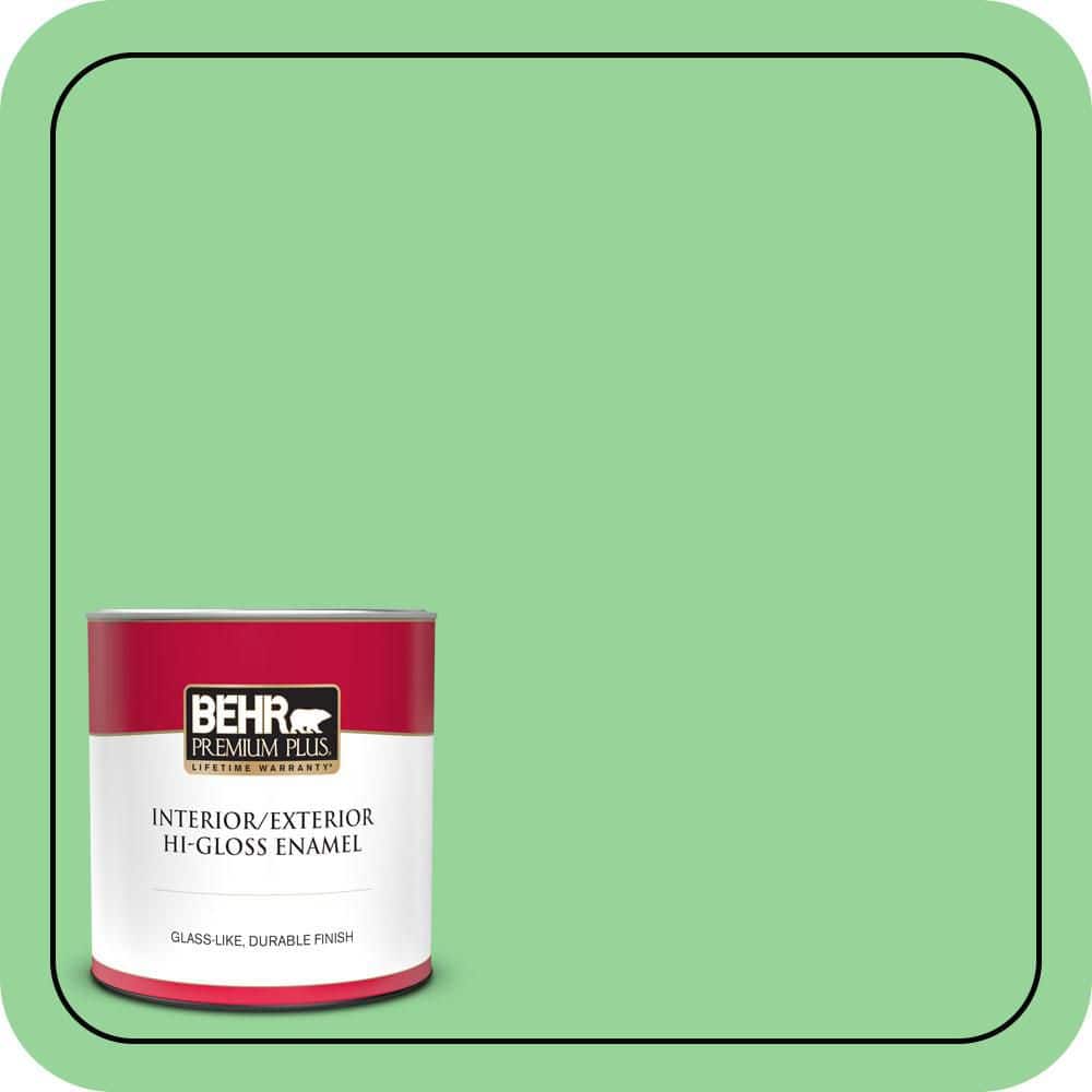 1 qt. #P390-4 Young Green Hi-Gloss Enamel Interior/Exterior Paint & Primer price history on PriceWatchPro