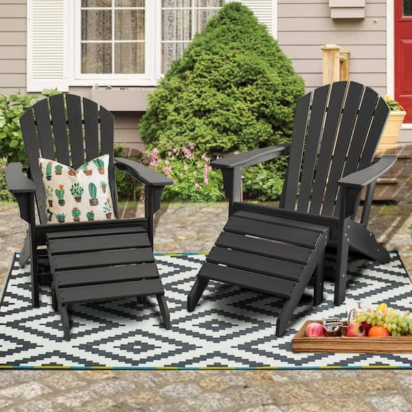 adirondack chair set with ottoman