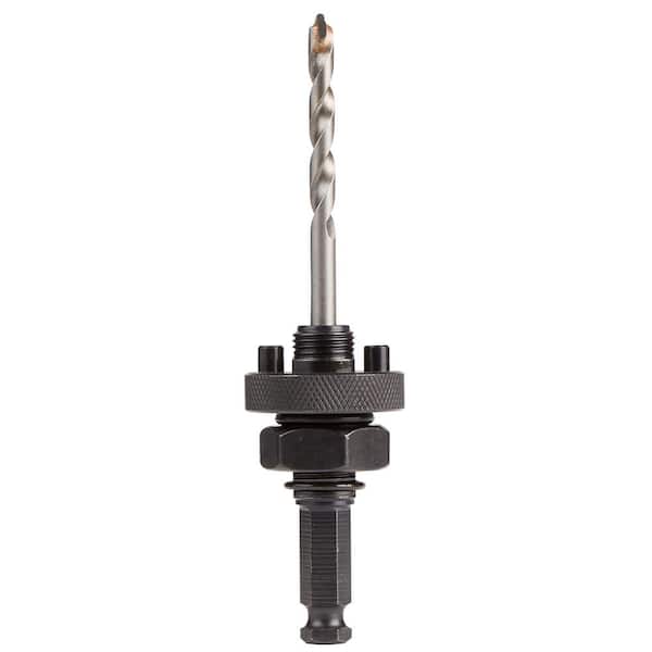 Milwaukee - BIG HAWG Carbide Hole Saw Kit with SPEED FEED Auger Wood Drilling Bit Set (14-Piece)